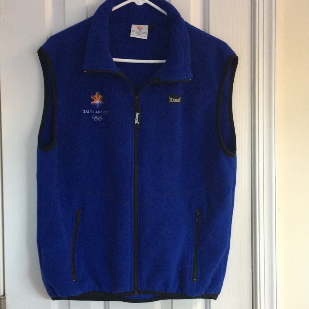 Marker Vest Blue Fleece 2002 Winter Olympic Games